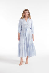 Zoey Jo Belted Tiered Maxi Dress - FINAL SALE