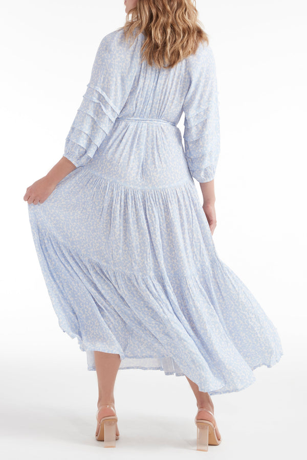 Zoey Jo Belted Tiered Maxi Dress - FINAL SALE