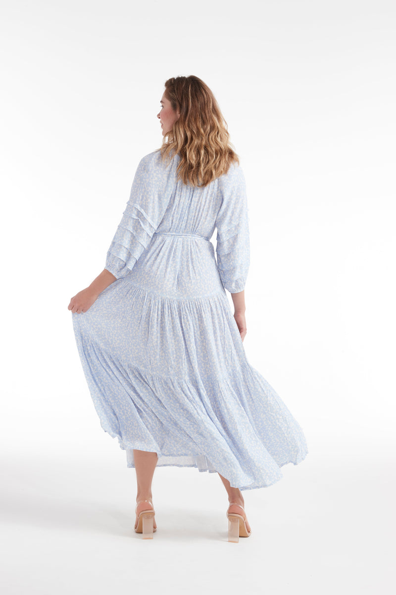 Zoey Jo Belted Tiered Maxi Dress - FINAL SALE