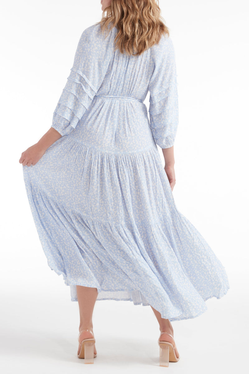 Zoey Jo Belted Tiered Maxi Dress - FINAL SALE