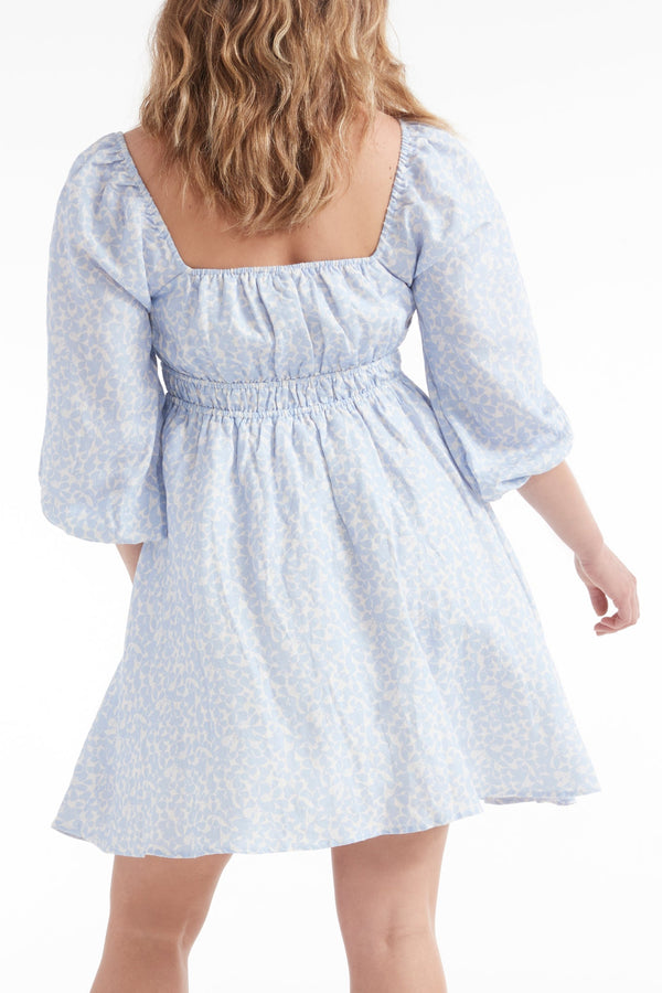 Lala Cinched Long Sleeve Mini Dress - FINAL SALE