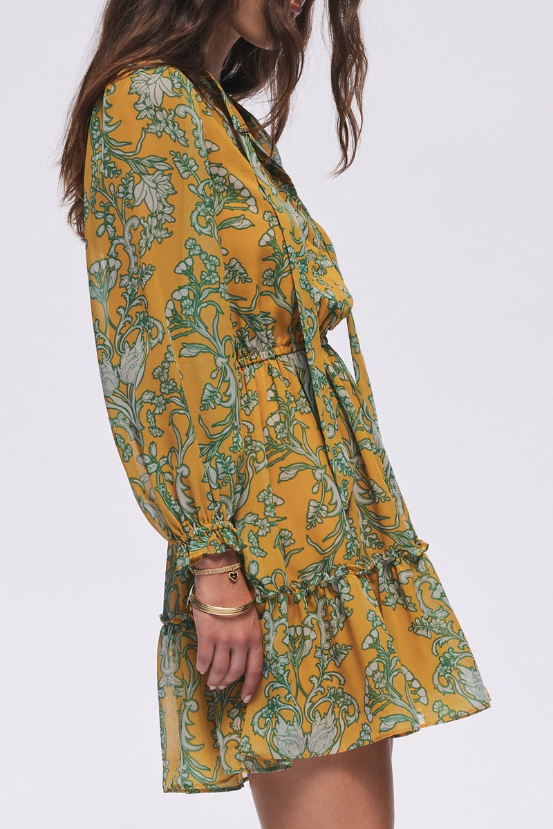 Lee Collar Neck Mini Dress - FINAL SALE