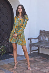 Lee Collar Neck Mini Dress - FINAL SALE