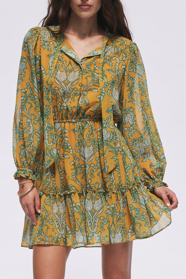 Lee Collar Neck Mini Dress - FINAL SALE