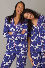 Isabella Flora Long Sleeve Classic Stretch Jersey PJ Set