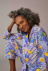 Majolica Long Sleeve Classic Stretch Jersey PJ Set