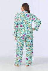 Bedhead x Bronwyn Newport Jungle Boogie Long Sleeve Classic Stretch Jersey PJ Set