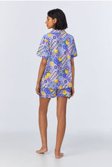 Majolica Short Sleeve Classic Shorty Stretch Jersey PJ Set