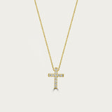 The Classic Pave Cross Necklace