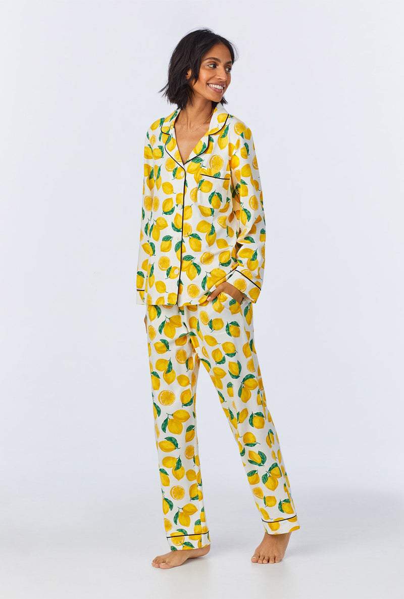 Main Squeeze Long Sleeve Classic Stretch Jersey PJ Set