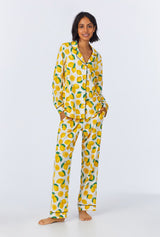 Main Squeeze Long Sleeve Classic Stretch Jersey PJ Set