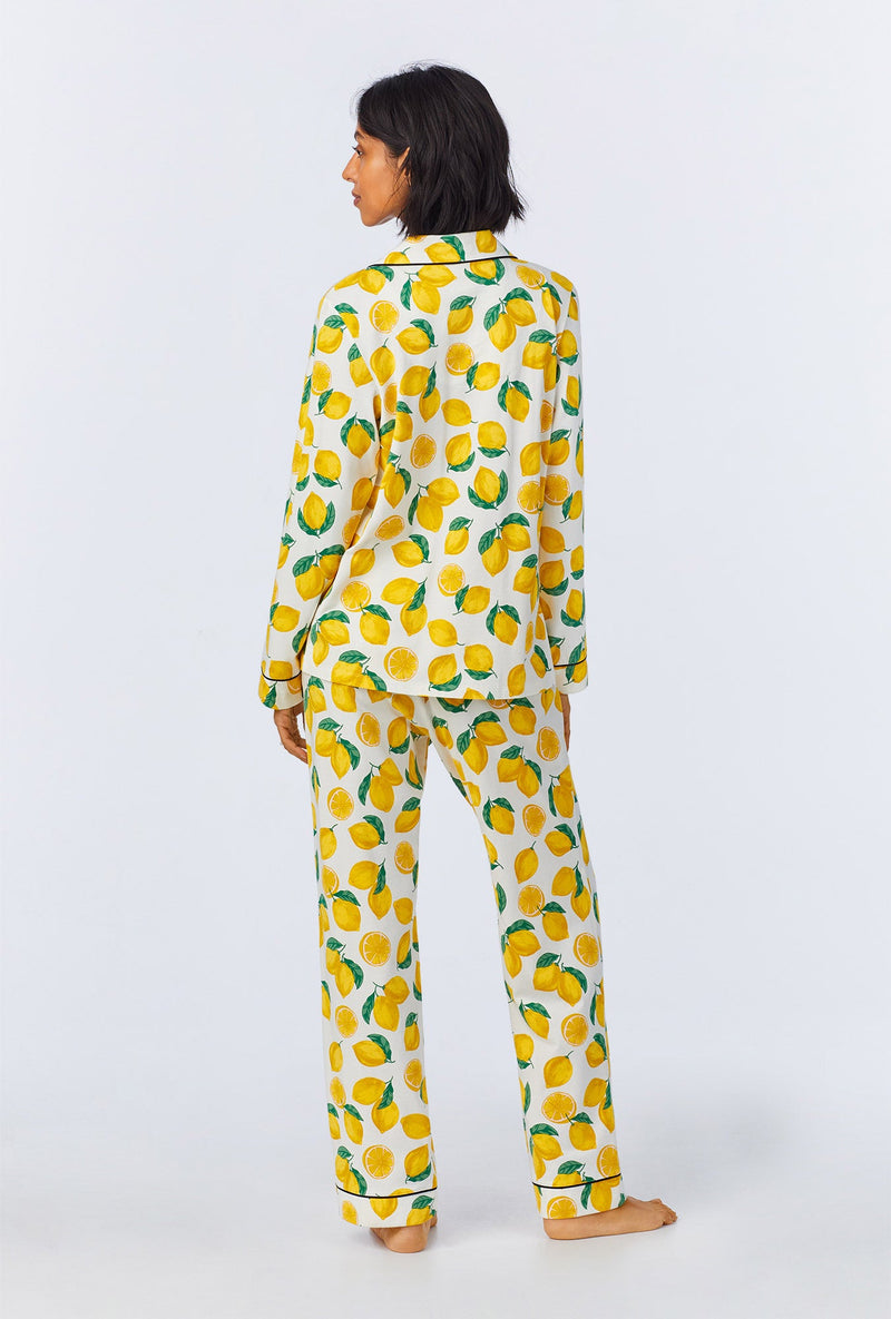 Main Squeeze Long Sleeve Classic Stretch Jersey PJ Set