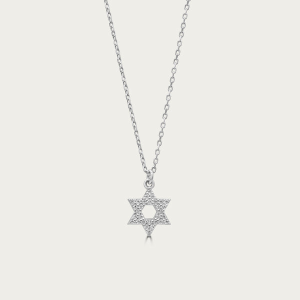 The Pave Star of David Necklace