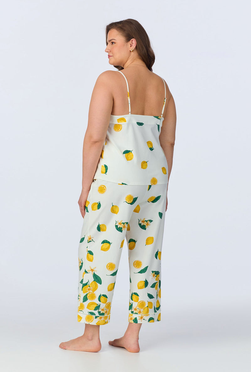 Main Squeeze Border Cami Stretch Jersey Cropped PJ Set