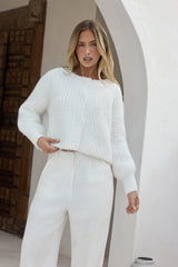 Ice Queen Knit Cardigan White