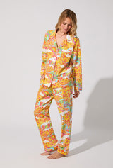 Good Vibes Long Sleeve Classic Stretch Jersey PJ Set