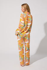 Good Vibes Long Sleeve Classic Stretch Jersey PJ Set
