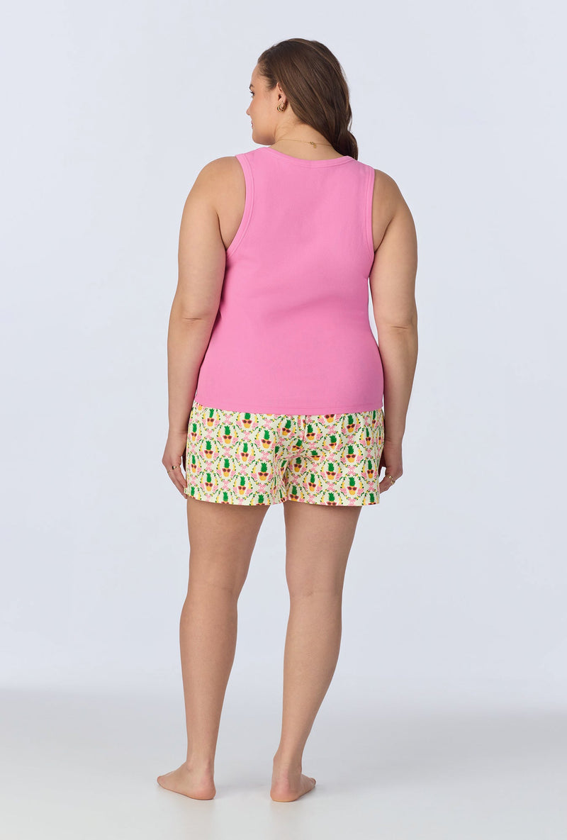Pinacoolada Tank Stretch Jersey Boxer PJ Set