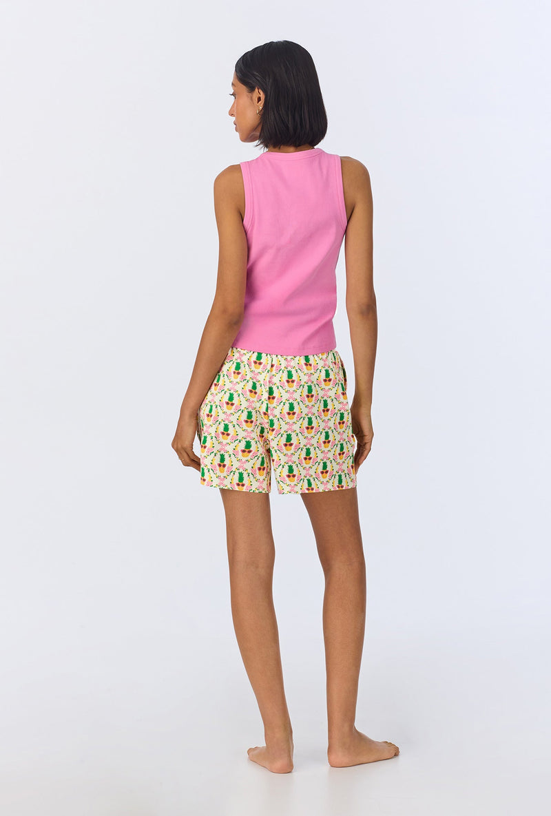 Pinacoolada Tank Stretch Jersey Boxer PJ Set
