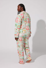 Parisian Delights Long Sleeve Classic Stretch Jersey PJ Set