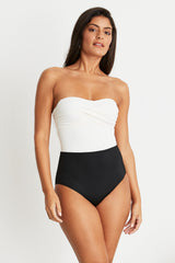 Liz Sweetheart Strapless One-piece Swimsuit