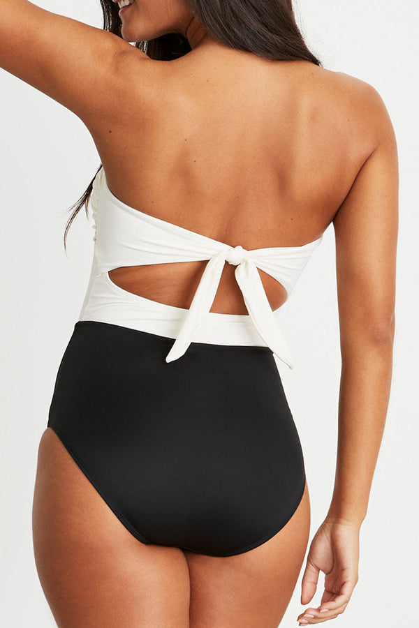 Liz Sweetheart Strapless One-piece Swimsuit