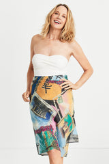Liz Sweetheart Strapless One-piece Swimsuit