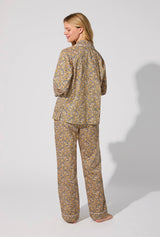 Theodore Manor Long Sleeve Classic Woven Tana Lawn® PJ Set Made With Liberty Fabric