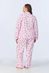 Cowgirl Toile Long Sleeve Classic Stretch Jersey PJ Set