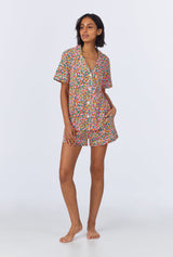 Fresh Picks Short Sleeve Classic Shorty Stretch Jersey PJ Set