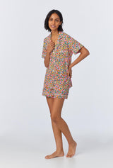 Fresh Picks Short Sleeve Classic Shorty Stretch Jersey PJ Set