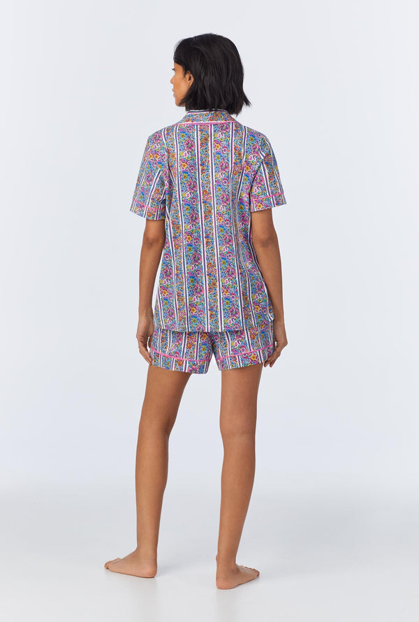 Bel Fiore Short Sleeve Classic Shorty Stretch Jersey PJ Set