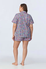 Bel Fiore Short Sleeve Classic Shorty Stretch Jersey PJ Set