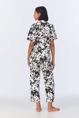 Wild Pony Short Sleeve Classic Stretch Jersey Cropped PJ Set