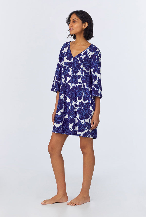Isabella Flora Stretch Jersey Sleep Dress