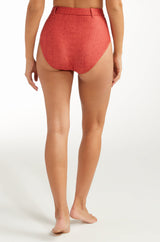 Lucia High Waisted Belted Two-Piece Bottom