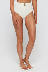 Lucia High Waisted Belted Two-Piece Bottom