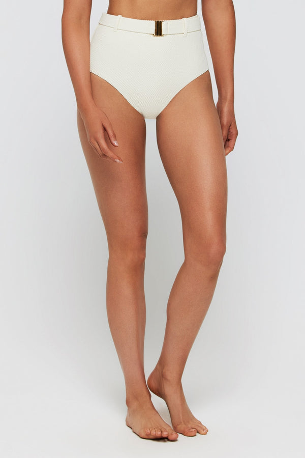Lucia High Waisted Belted Two-Piece Bottom