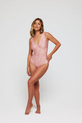 Noni V-Neck Sculpting One-Piece Swimsuit