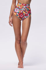 Tod High Waisted Ruched Two-Piece Swimsuit Bottom