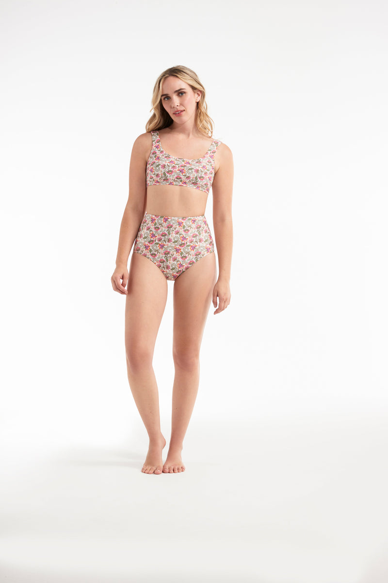 Carrie Square Neck Two-Piece Bikini Top