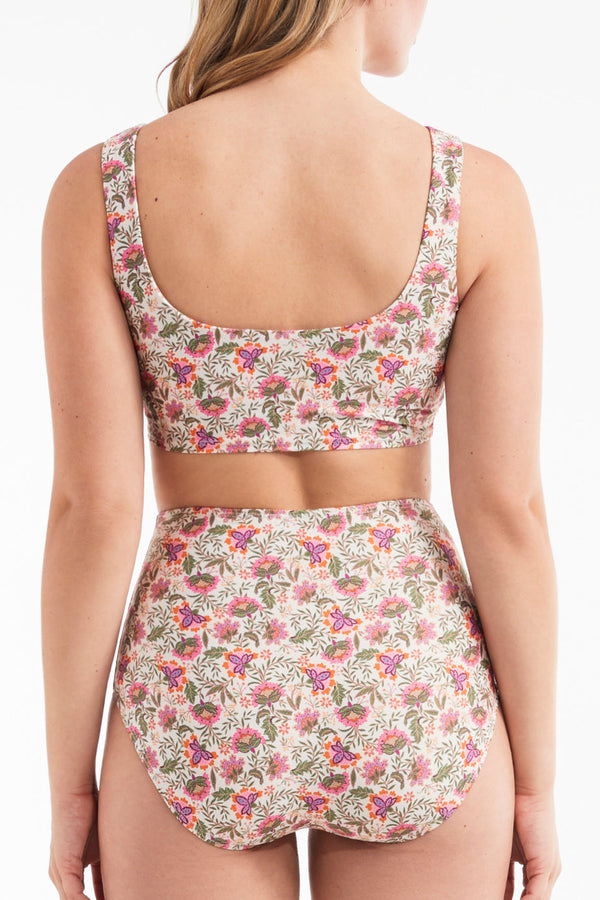 Carrie Square Neck Two-Piece Bikini Top