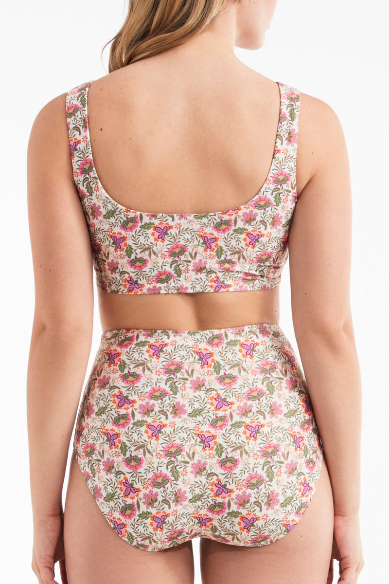 Carrie Square Neck Two-Piece Bikini Top