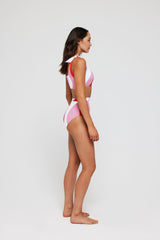 Lauren Square Neck Two-Piece Bikini Top in Pucci
