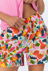 Lucia Knit Tank Woven Cotton Poplin Boxer PJ Set