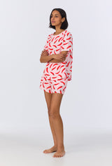Coming In Hot T-Shirt Stretch Jersey Shorty PJ Set