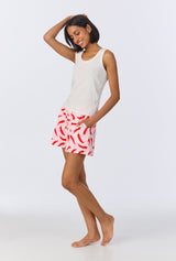 Coming In Hot Tank Stretch Jersey Boxer PJ Set