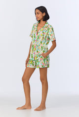 Cactus Garden Short Sleeve Classic Shorty Stretch Jersey PJ Set