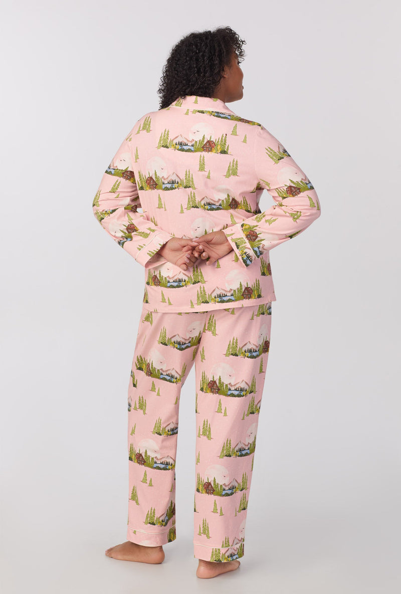 Pine Lake  Long Sleeve Classic Stretch Jersey PJ Set