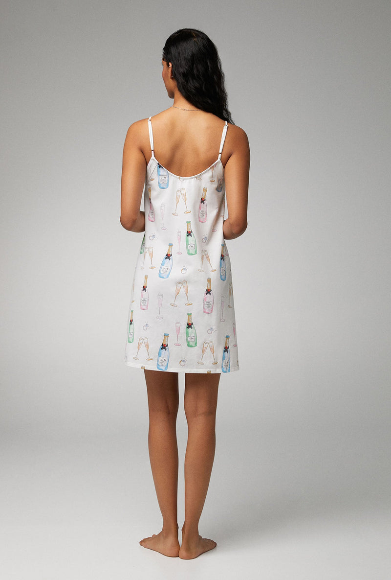 Champagne Wedding Stretch Jersey Chemise